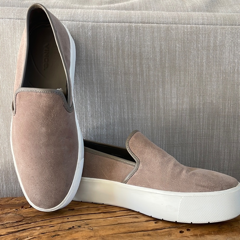 Vince Blair platform suede sneaker